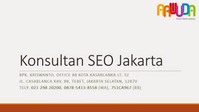 Layanan Jasa SEO Murah Bergaransi Halaman Satu Google Jakarta